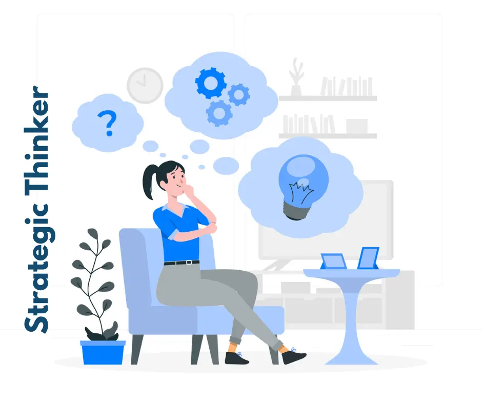 illustration showing freelance digital marketer in Malappuram who excellent strategic digital marketing skills